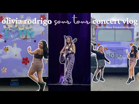 olivia rodrigo sour tour vlog!! | barricade in san francisco, ca