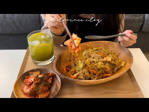 [Vlog] What I eat in a week || simple + healthy homemade meals, korean food, le sserafim's workout