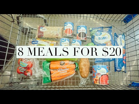 8 MEALS FOR $20 | EXTREME BUDGET MEALS TO MAKE AT HOME! THE SIMPLIFIED SAVER