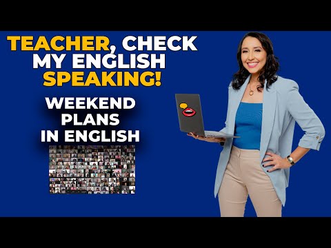 Weekend Plans in English - Speaking Practice Correction - Academy