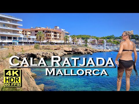 Cala Ratjada Mallorca Spain 4K 60fps HDR (UHD) Dolby Atmos 💖 The best places 👀 Walking Tour