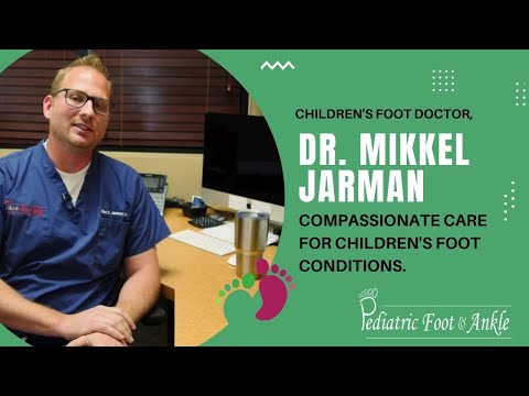 Who is Dr Mikkel Jarman with Pediatric Foot and Ankle?