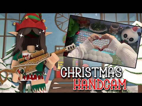 Playing MM2 With A CHRISTMAS HANDCAM... (Murder Mystery 2)