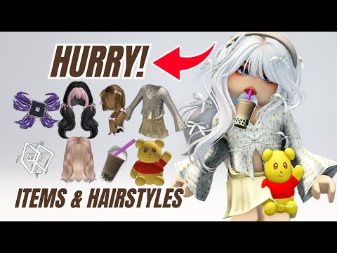 GET 12+ NEW ROBLOX FREE ITEMS & HAIRSTYLES 🤩🥰