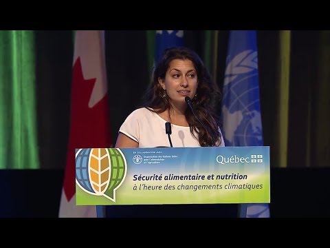 Conférence d'ouverture - Sécurité alimentaire et nutrition à l’heure des changements climatiques