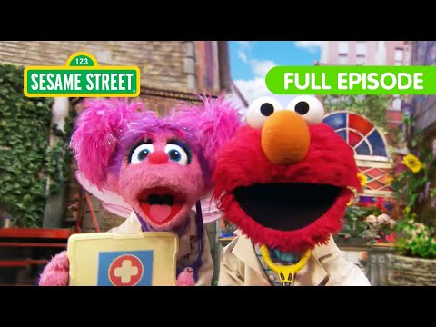 Elmo and Abby Play Boo Boo Busters! | THREE Sesame Street Full Episodes