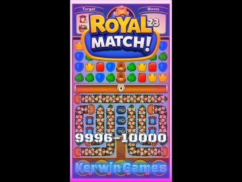 Royal Match Level 9996 9997 9998 9999 10000 - No Boosters Gameplay