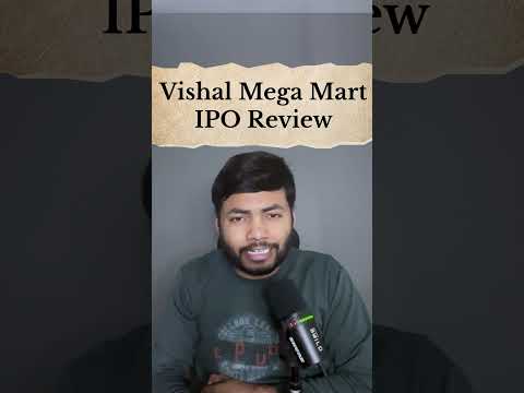 Vishal Mega Mart IPO Review🔥 Latest IPO GMP #ipo #buyback #shortsfeed