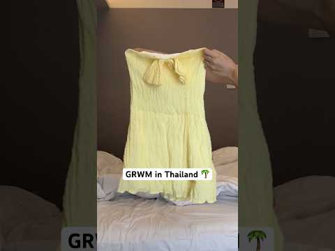 GRWM in Thailand! @madhushreee #shorts