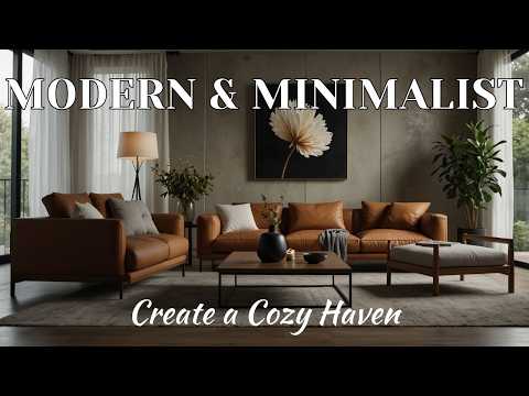 Modern Comfort & Minimalist Charm | Create a Cozy & Elegant Haven