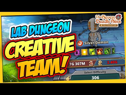 Creative Team Setup for Lab Dungeon Stage 305! Tips & Strategies | Seven Deadly Sins: Idle