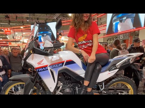 New Honda TRANSALP 750 @ Milan EICMA Show 2023