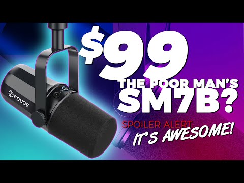 🏆🎤 $99 Shure SM7B Alternative? Fduce SL40 Podcast Microphone Review🎤🏆