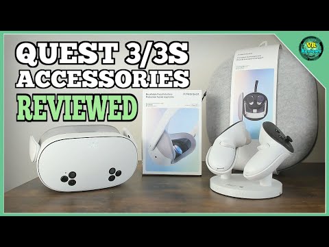 Meta Quest 3/3S Accessories Review! Compact Charging Dock, Carry Case, Breathable Facial Interface.