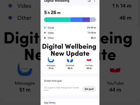 New Digital Wellbeing Improves Layout #digitalwellbeing