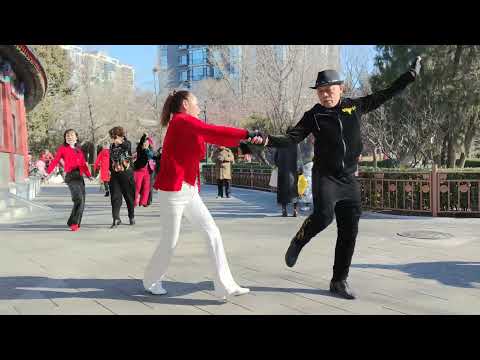 吉特巴广场舞，圆圆老师舞步优美好看,Square dance, dance, pop music, aerobics