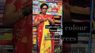 Single colour sarees 🥻 at low price 750/- #freeshipping #sareelove #indianattire #sareeswag #sareee