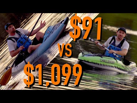 $100 vs $1000 Inflatable Kayak. Is It Worth The Money?!