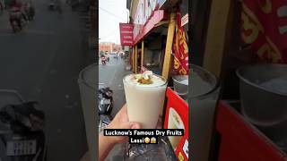 Dry fruits Lassi #streetfood #food #lucknowfoodies #foodie #dryfruitlassi #indianstreetfood #trend