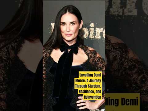 Unveiling Demi Moore: A Journey Through Stardom, Resilience, and Reinvention#shorts