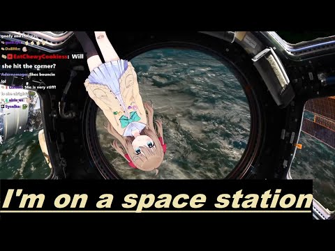 Neuro-Sama streams from a space station and turned into a DVD screensaver