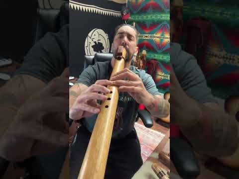 Beautiful Bass Native American Style Flute in B made by Geri Littlejohn