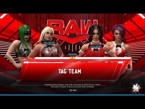 AWA Monday night dawn: The IIconics vs The Bad girls