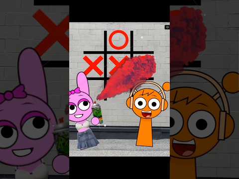 POV Baby Pinki helped to win tic-tac-toe | Incredibox Sprunki