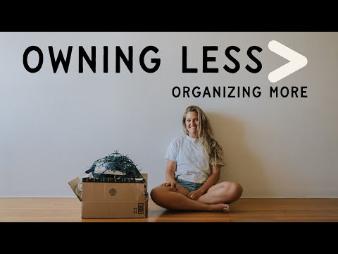 easy minimalist habits to OWN LESS STUFF 📦