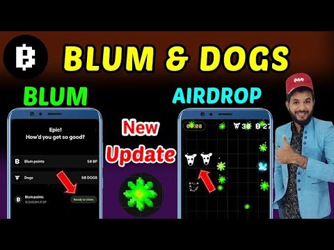 Blum & Dogs Listing Date Withdrawal 💵 | Blum Airdrop, Dogs Airdrops 🤯 | Blum dogs New features