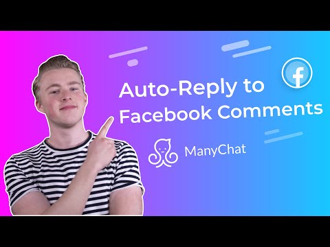 Auto Reply to Facebook Comments | ManyChat Growth Tool Tutorial