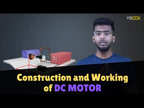 Construction and working of DC motor - Animation | #engineering #electricalengineering #physics