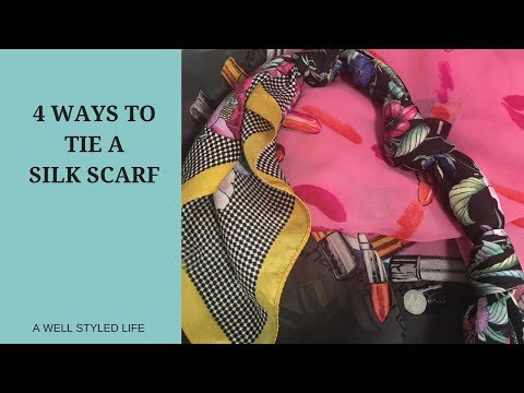 4 Ways to Tie a Silk Scarf