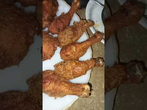 Chicken Crispy Fried Drumsticks 🍗🍗 Quick recipe  #chicken #friedchicken *watch on full screen*