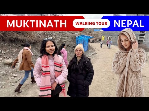 Muktinath Nepal Walking tour 2024 🇳🇵 Miktinath Temple Nepal Walk | Mustang Nepal