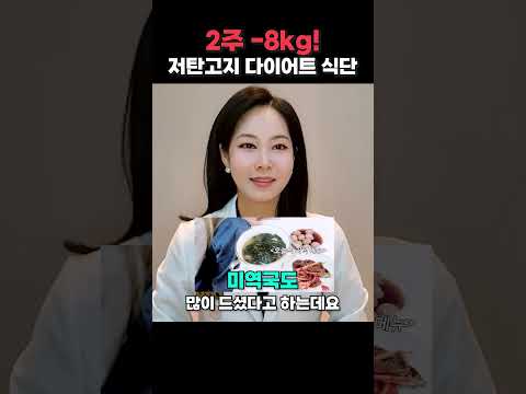 2주 -8kg! 저탄고지 다이어트 식단 추천❗ #다이어트식단 #연예인다이어트 꿀팁 총정리