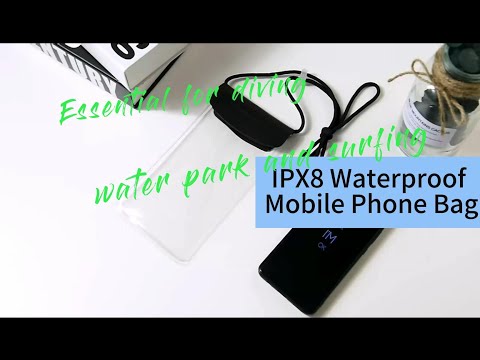 IPX8 Grade Naked Full Touch Screen Mobile Phone Water-proof Bag /ZY00409