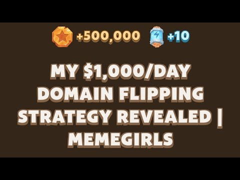 My $1,000/Day Domain Flipping Strategy Revealed | MemeGirls | Memefi Video Code