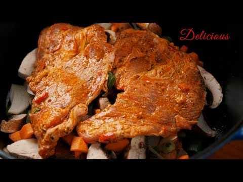 Meat so Tender, You Won`t Need a Knife! Easy, Cheap One Pot Dinner!