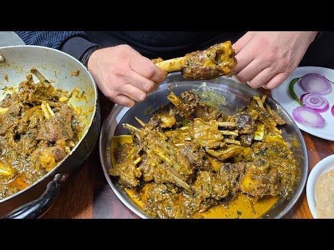 Fry Dry Mutton Kadai | Fry Desi Mutton Kadai  Recipe