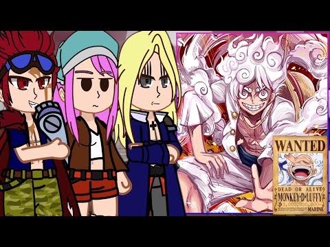 Worst Generation react to Gear 5 Luffy/JoyBoy (Luffy vs Kaido) & Luffy's New Bounty || Gacha React