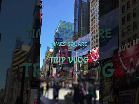 【Vlog】世界が集う場所タイムズスクエアに行ってきた！ #切り抜き #英語 #timessquare #newyork #america