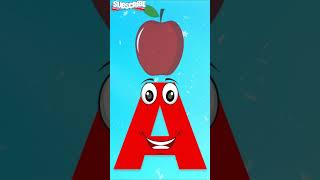 A for apple #abc #alphabet #alphabetfortoddlers #shorts #youtubeshorts