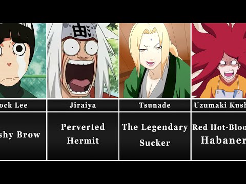 THE BEST CHARACTER NICKNAMES in Naruto