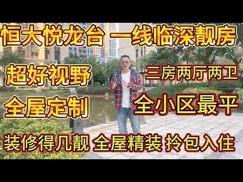 跳樓價，業主蝕咗一大半，仲蝕埋裝修，恒大悅龍台，一線臨深兩房，超好視野，全屋定制，裝修得幾靚，拎包入住，全小區最平一套。#大亞灣 #大樓 #惠州 #惠州大亞灣 #惠州樓盤 #港人置業 #二手筍盤