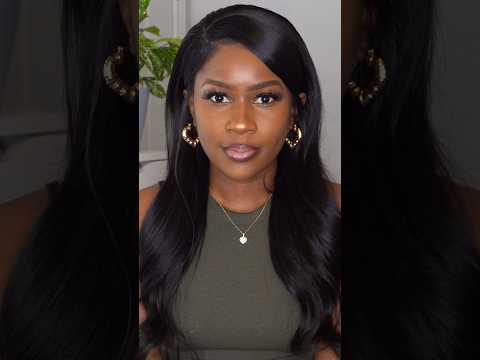 Side swoop wig install!!😍 Ft.@dorsaneehair Curtian bang unit!! Full video linked below!!