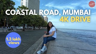 Mumbai's New Coastal Road Tunnels 4K Drive: Marine Drive to Haji Ali in 8 Minutes! #4KDriveMumbai