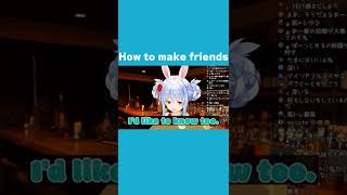 How to make friends