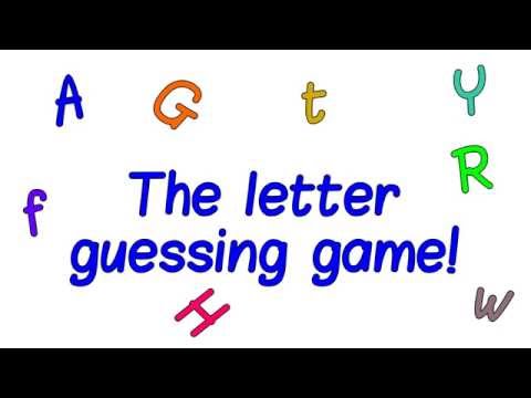 The ABCs Letter Guessing Game for kids!