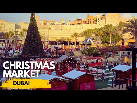 Top Christmas Market in Dubai 2024 | Souk Madinat Jumeirah Tour #christmas #dubai